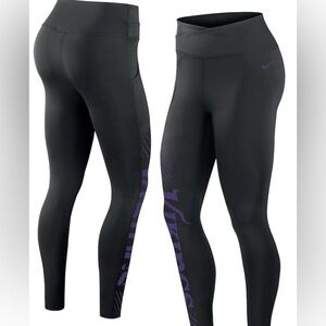 Nike Women's MN Vikings Black Leggings